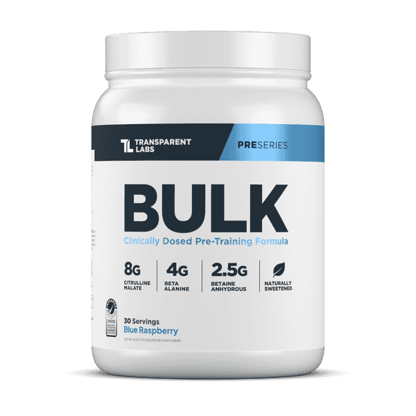 Transparent Labs BULK Black Pre-Workout